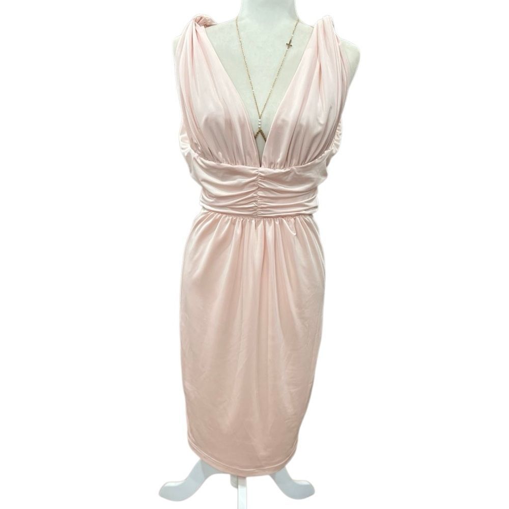 Celeb Boutique House of CB Bodycon dress Pink Size large